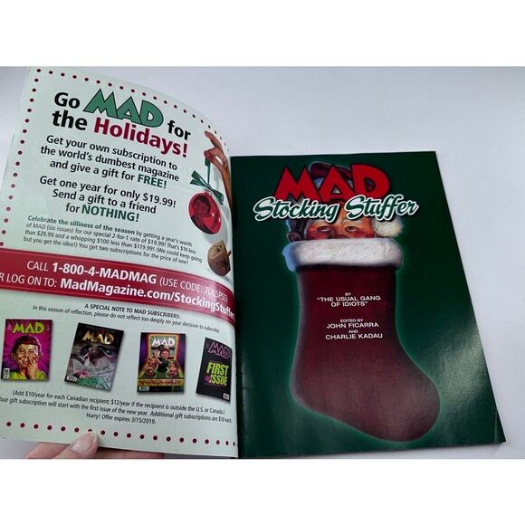 MAD Magazine The Stocking Stuffer Issue HO-HO-HUM 96 Pages of Holiday Special Ed - Picture 3 of 5